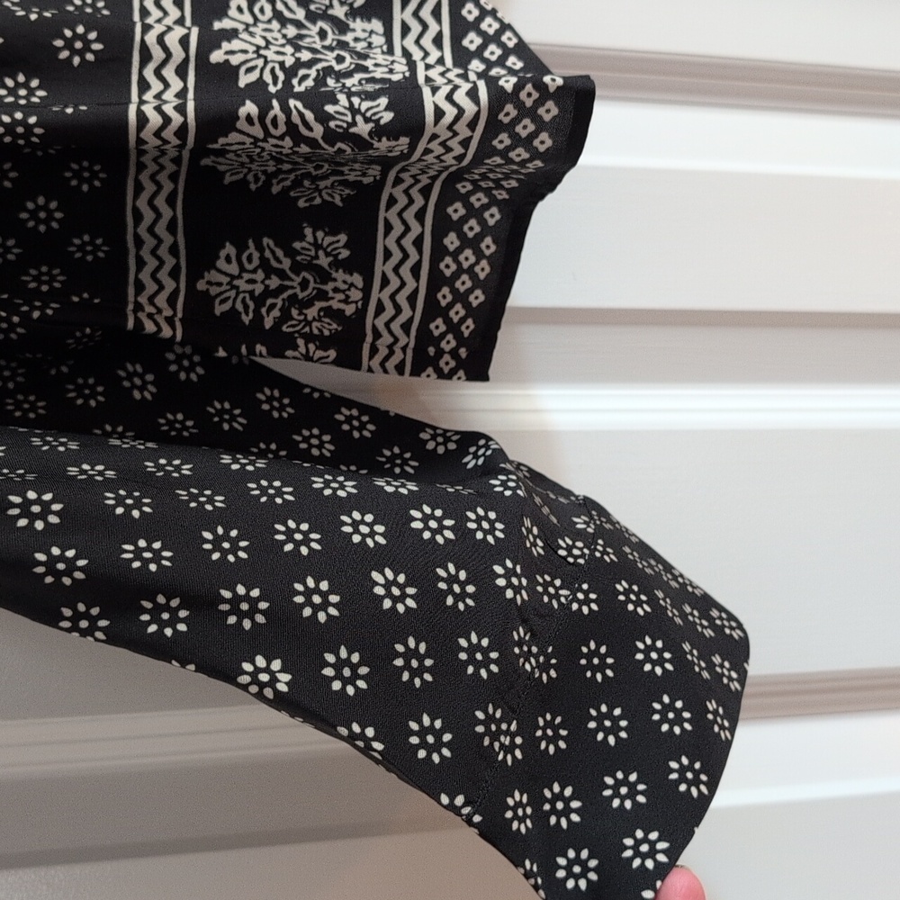 J. Crew Camp Collar Button Up Shirt in Block Print - Picture 8 of 11